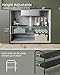 NETEL 2 Pack Under Sink Organizers and Storage,Expandable Under Cabinet Organizer Shelf with 8 Removable Panels,Expandable Shelf for Cupboard,Kitchen,Bathroom,Shoe Storage Rack