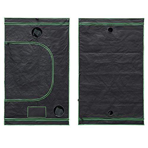 Junglea 4X4 Grow Tent，48"X48"X80" Hydroponic Grow Tent Kit With Observation Window And Floor Tray For Home Plant Growing #TOP7