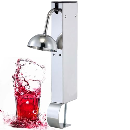 vnmudzeo Enfriador De Vasos De Acero Inoxidable A -45 °C, para CóCteles, Cervezas Y Bebidas Mixtas, MáQuina Vertical Comercial para Hacer Hielo En Vasos De Co2