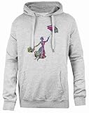 Udaytee Vuelo Artístico De Mary Poppins Sudadera con Capucha De Corte Sencillo Sudadera Unisex Gris