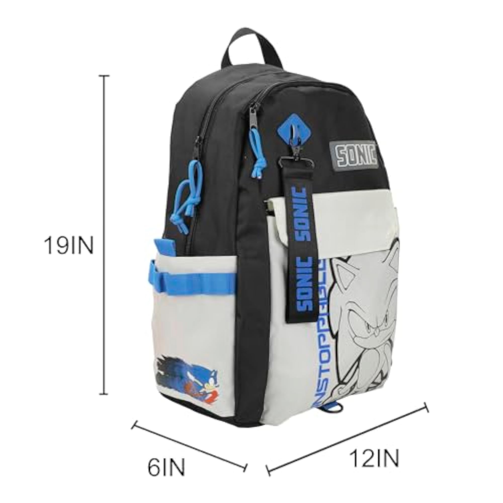 Sonic The Hedgehog Character Art Backpack