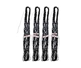 Fil Anango 4 LOTS | African Black Rubber Hair Thread | Owu Isi | Irun Kiko