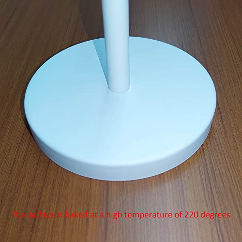 Worhe Paper Towel Holder Metal Countertop 1 Pack Heavy Duty Base Stand Roll Dispenser For White Paper Holder Stand Dining Table Bathroom Decor Home For Countertop Matte White Color 1 Pack (Ygc019) #TOP4