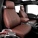 Super Cover Sitzbezüge für Ford F150, vollständig bezogen für 2015–2024, wasserdichte Leder-Sitzbezüge, für Ford F150 LKW-Zubehör 2021, 2022, 2023, 2024, nur passend für 1. Reihe Schalensitz SuperCrew Super Cover Sitzbezüge für Ford F150, vollständig bezogen für 2015–2024, wasserdichte Leder-Sitzbezüge, für Ford F150 LKW-Zubehör 2021, 2022, 2023, 2024, nur passend für 1. Reihe Schalensitz SuperCrew