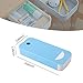 Hidden Drawer Organizer - Drawer Pencil Tray Desk Organizer Self-Adhesive Pop-Up Under Table Drawer Organizer, Under Desk Holder Storage Box for Office, Desk, Kitchen (Blue)