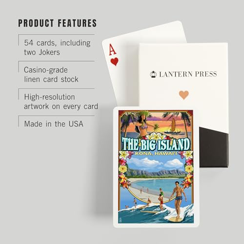 Lantern Press Naipes de Poker de 52 Cartas miniatura 3
