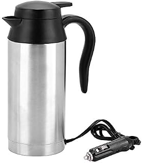 Nikou Car Kettle- Portable 750ml 24V Travel Car Truck Kettle Water Heater Bottle for Tea Coffee Drinking
