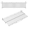 66044 Grill Warming Rack for Weber Genesis II 300 Series, Upgrade Reversible Raised Warming Grate Replacement Part for Weber Genesis II E-310 E-315 E-325 E-330 S-310 S-315 S-335 S-345, Stainless Steel