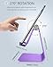 CreaDream Adjustable Cell Phone Stand, Phone Stand, Cradle, Dock, Holder, Aluminum Desktop Stand Compatible with Phone 15 14 13 12 11 Pro Max Plus SE, Accessories Desk, All Mobile Phones-Dark Purple