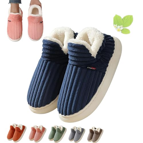 Pluffi Slipper Booties, Pluffi The Cozy & Stylish Slipper, Warm Plush Lining Slippers for Women and Men