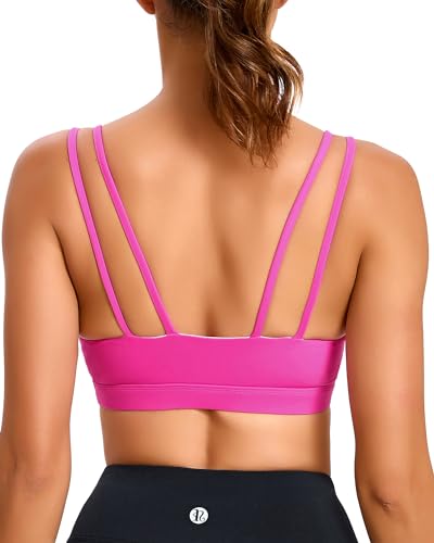Image of RUNNING GIRL Sports Bras for Women High Support,Racerback Supportive Molded Cup Sports Bra with Sewn in Pads
