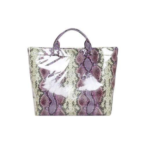 Sac à main en PVC violet pour organiser vos affaires sans perdre de place