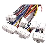 5 Stücke PHB2.0 PHB 2,0 MM Draht Kabel Stecker 2x2/3/4/5/6/7/8/Pin Pitch Weibliche Steckdose 20 cm Länge 26 AWG(2x8P (5 PCS))
