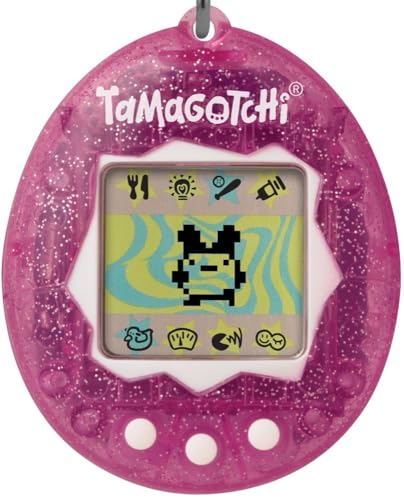 BANDAI - Tamagotchi Mascota Virtual, Pink Glitter
