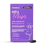 NEUBRIA Neu Mum Pregnancy Vitamins for Woman – Prenatal & Postnatal Multivitamins with Omega 3 (DHA & EPA), Folic Acid 400mcg, Iron & Vitamin D – Conception & Breastfeeding Supplement – 30 Softgels