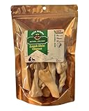 PETS WHplus Lamb Skin Chews – 100% Natural, 4 oz Single-Ingredient, Grass-Fed, Long-Lasting Dog Treats | Rawhide-Free, High Protein, Collagen-Rich, Hypoallergenic – Supports Healthy Teeth & Joints