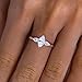 AimiIee Marquise Cut Moissanite Engagement Rings for Women 1.6cttw D Color VVS1 Clarity 925 Sterling Silver 3-Stone Pear Cut Wedding Promise Anniversary Ring with Certificate Size 7