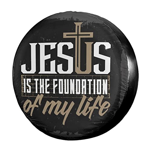 Image of 0 Spare Tire Cover Dust-Proof Wheel Tire Cover Fit Trailer, RV, SUV and Many Vehicle 17 Inch