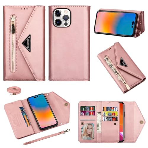 Étui cuir de luxe iPhone 12 Pro Max or rose, l'accessoire de votre histoire