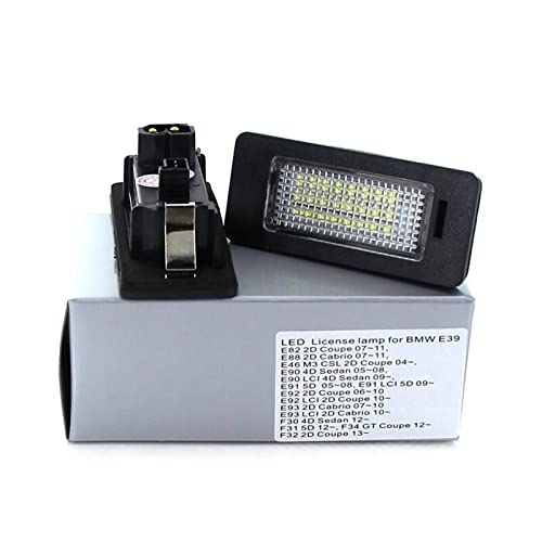 Luz de matrícula para BMW E60 X6 E71 bombilla individual de alta resistencia para placa trasera