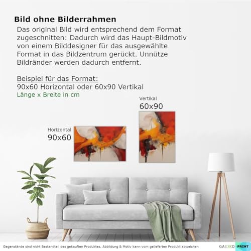 Art abstrait decoration murale poster sans cadre pour habiller un salon - 5