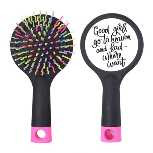 Brosse à cheveux démêlante imprimée avec coussin d'air confort pour l'éclat des cheveux