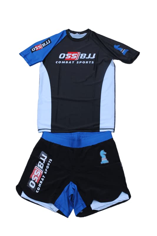 OSS Sports Conjunto Competitor BJJ, Cinturón Azul, L para Hombre