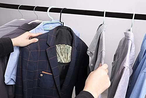 YELAIYEHAO 2 pcs Hanger Diversion Safe Hidden Pocket Safe, Fits Under Hanging Clothes with Pocket to Hide Valuables (middle, gray) - Image 5