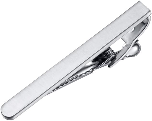 Tie Clip Personalized Formal Accessories Business Silver Geometric