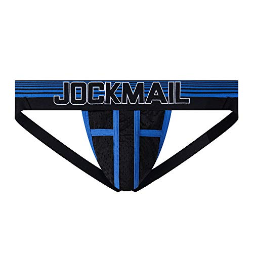 JOCKMAIL 3PCS/Pack Mens Jock Straps Underwear Mens Briefs Mens Thongs Underwear Breathable Mens Bikini Underwear2