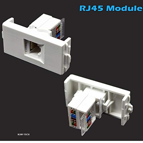 Presa A Muro HDMI + HDMI + VGA Con Modulo Keystone – Piastra 118x72 Mm Bianca Per Monitor E TV