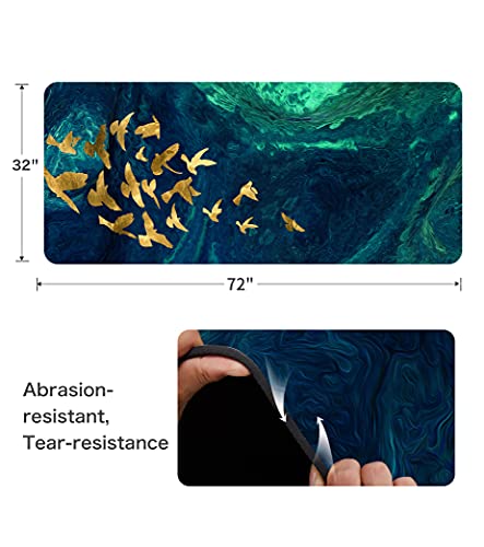 Knsbk Extra Wide Non Slip Yoga Mat Eco Friendly High Density 72" X 32" Fitness Exercise Mat Floor Pilates Workout Mat For Yoga With Carrying Strap & Bag #TOP3