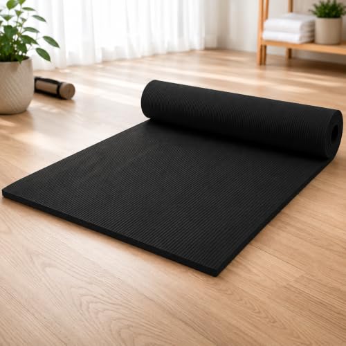 Image of Premium TPE Yoga Mat - 6MM | Non-Slip | With Carry Strap For Men & Women Exercise Mat for Home Workout & Gym Anti Slip Anti Skid.