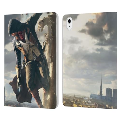 Coque iPad Air 2020/2022 Assassin's Creed Arno Étui Anti-Choc Cuir Portefeuille Voyage