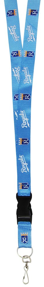 MLB Kansas City Royals Copperstown Lanyards, Light Blue, One Size