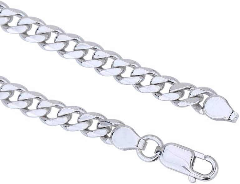 Vanbelle Sterling Silver Jewelry Rhodium Plated with 925 Stamp - Sterling Silver ID Bracelets with Lobester Lock for Men and Women - Classic Handmade ID Bracelet - Image 3