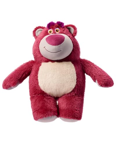 MINISO 12.6 Disney Lotso Plush Strawberry Bear -Toy Sotry Lotso Stuffed Animals & Teddy Bears Doll Gift Super Soft & Huggable Toy for Fans
