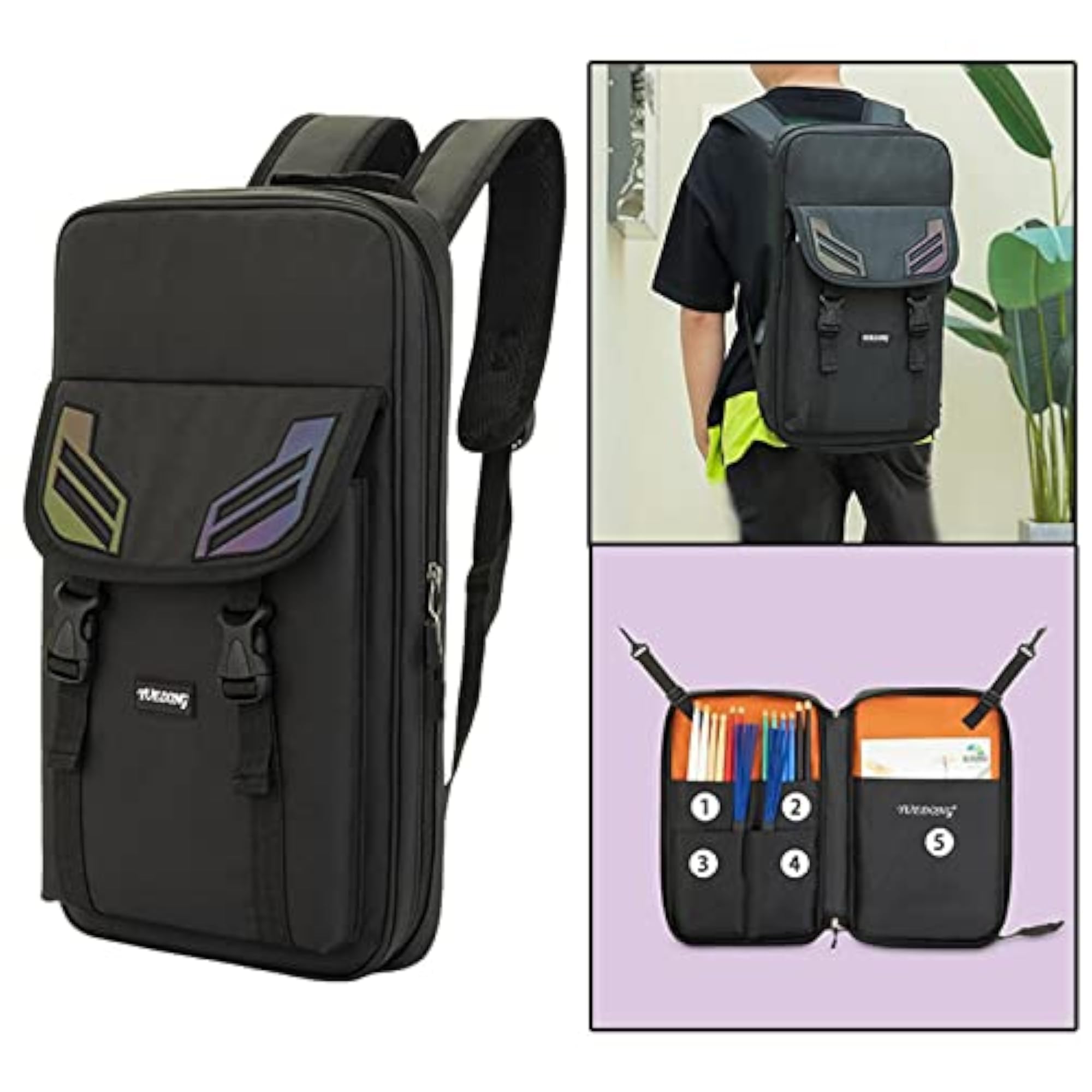 Drum Stick Mallet Bag, Durable Accessory for Musicians
