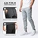 Ultra Performance 3 Pack Fleece Active Tech Joggers for Men, Mens Sweatpants with Zipper Pockets