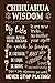 SMART BLONDE Chihuahua Wisdom Novelty Metal Large Parking Sign LGP-1568