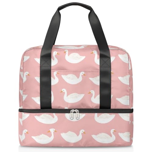 Bolsa de mano de cisnes de 21 litros con compartimento separado y organizador interior