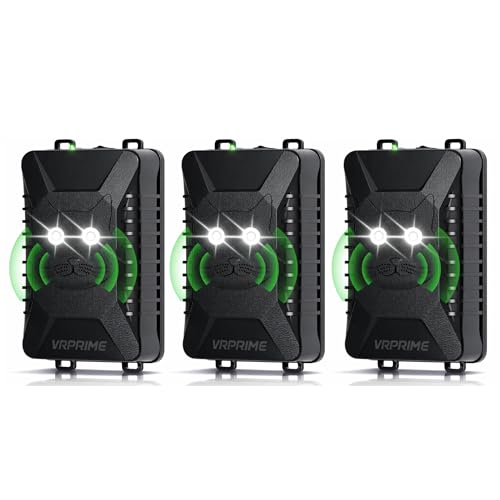 Image of VRPRIME Ultrasonic Rat Repellent for Car | Rodent Repellent to Protect Wires in Car, Bike & Truck Engine | Easy to Use & LED Flashlights (Batteries not Included) (Pack of 3)