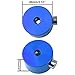1Pcs Yootones Aluminum Alloy Drum Quick-set Cymbal Mate Nut Compatible with Percussion Instrument Parts (Blue)