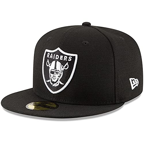 New Era Men's Black Las Vegas Raiders B-Dub 59FIFTY Fitted Hat