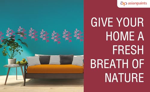 Image of Asian Paints Royale Play Decor Stencil for Wall Painting | Shoot Design | Reusable Stencil Painting for Home Decoration