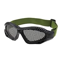 Create idea Taktische Schutzbrille für Airsoft Jagd Sand Metall Mesh Augenschutz Brille