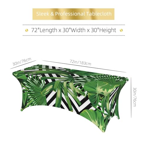 Nappe de table extensible tropicale 1,8m en élasthanne lavable - 7