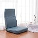 JOMSK Fotel do czytania dla graczy sofa wyściełane krzesło podłogowe z oparciem - poduszka medytacyjna w/regulowana w pełni składane oparcie składane krzesło (kolor: jasnoniebieski, rozmiar: 120 x 50 x 10 cm)