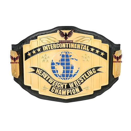 OROSPORTS Championship Belt - WWFBlack Intercontinental, Universal & Intercontinental Champion Belts