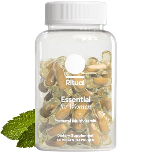 Image of Ritual Essential for Women Postnatal Multivitamin - Postpartum Vitamin - Omega-3 DHA & Choline for Lactation Support, Vitamin A, C, D3 & Zinc for Immune Function Support*, B12, Iodine, Biotin, 30 Day